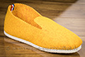 Pantoufles charentaises légères feutre jaune - n°9amont070