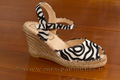 Espadrilles à talon