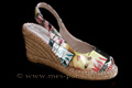 Espadrilles à talon