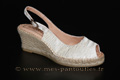 Espadrilles à talon