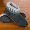 Bottines laine tricotées grises - 9gies23